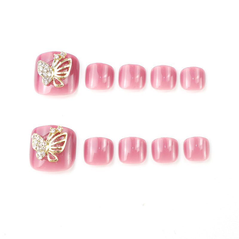 Stylish Decorative Press-On Toenails Set Kalsten