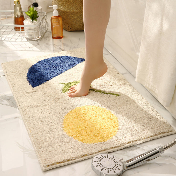 Artistic Plush Bath Mat