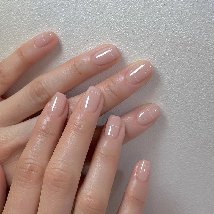 Glamorous Glittery Stiletto Press-On Nails Kalsten