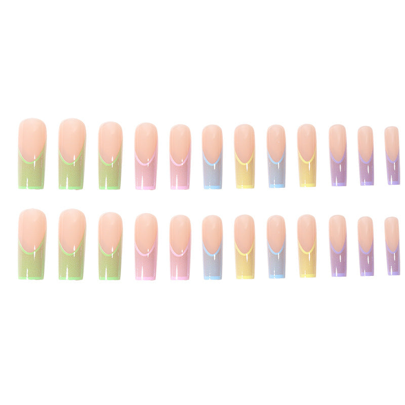 Artistic Ombre Long Press-On Nails Kalsten