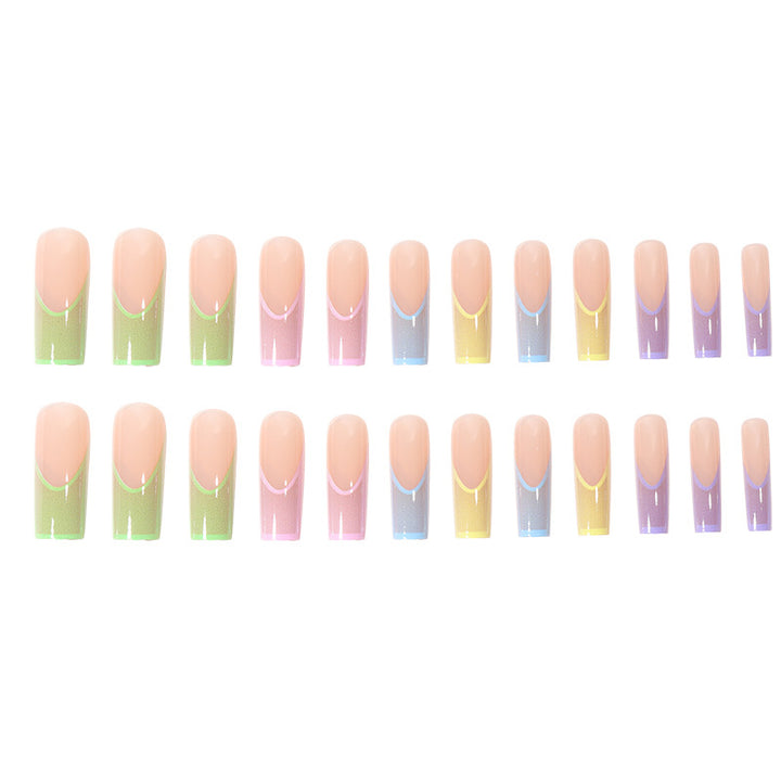 Artistic Ombre Long Press-On Nails Kalsten