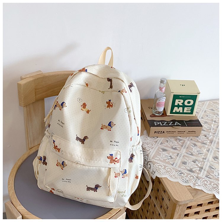 Backpack with Cute Dog Friend Design Kalsten