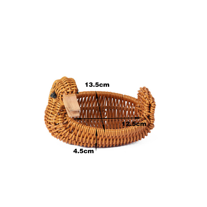 Decorative Wicker Duck Kalsten