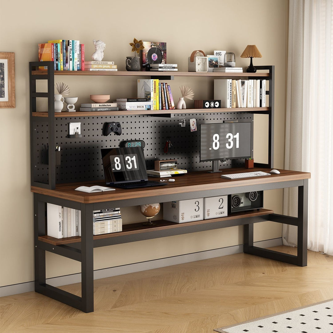 Multifunctional workspace with shelf Kalsten