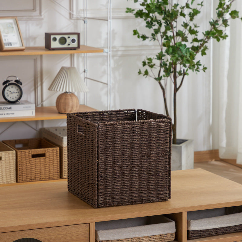 Handwoven Storage Cube Basket Kalsten