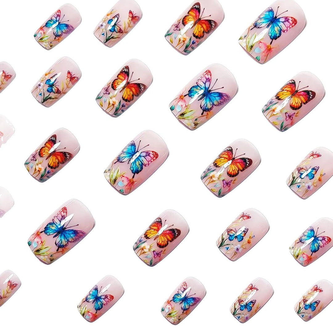 Elegant Butterfly Nail Art Kalsten