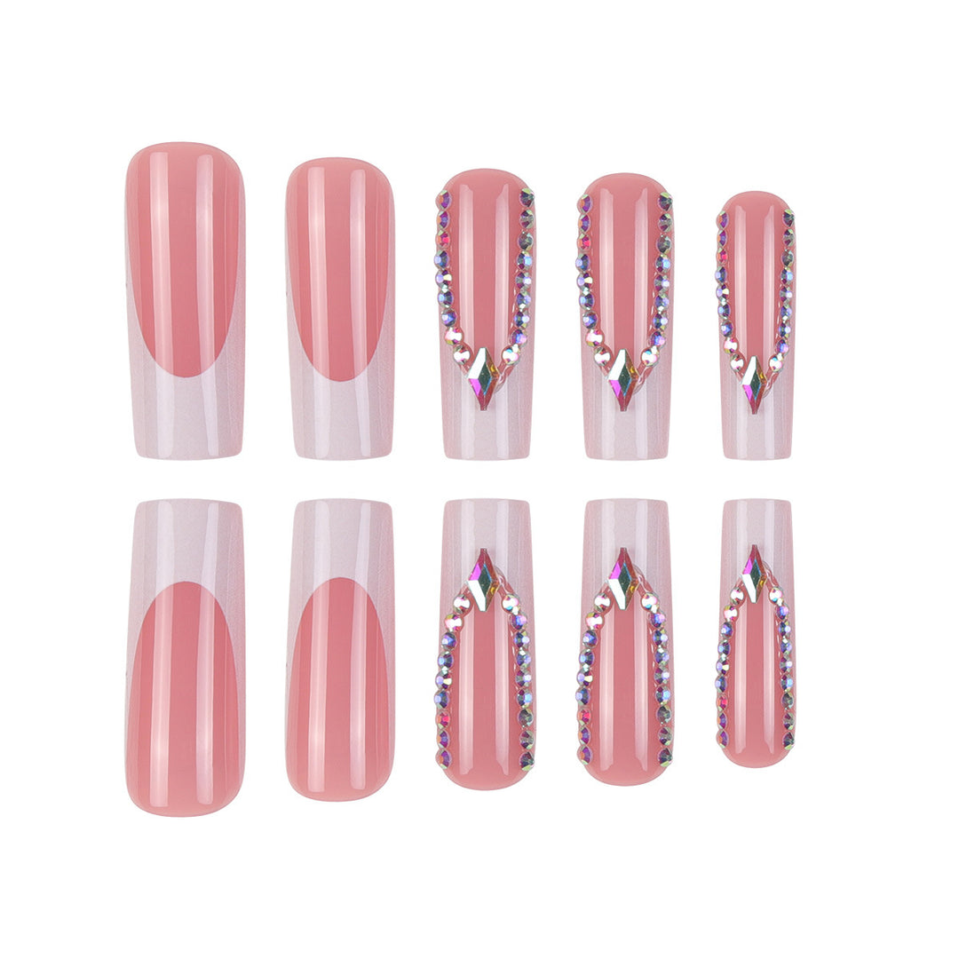 Elegant Ballerina Press-On Nails Kalsten