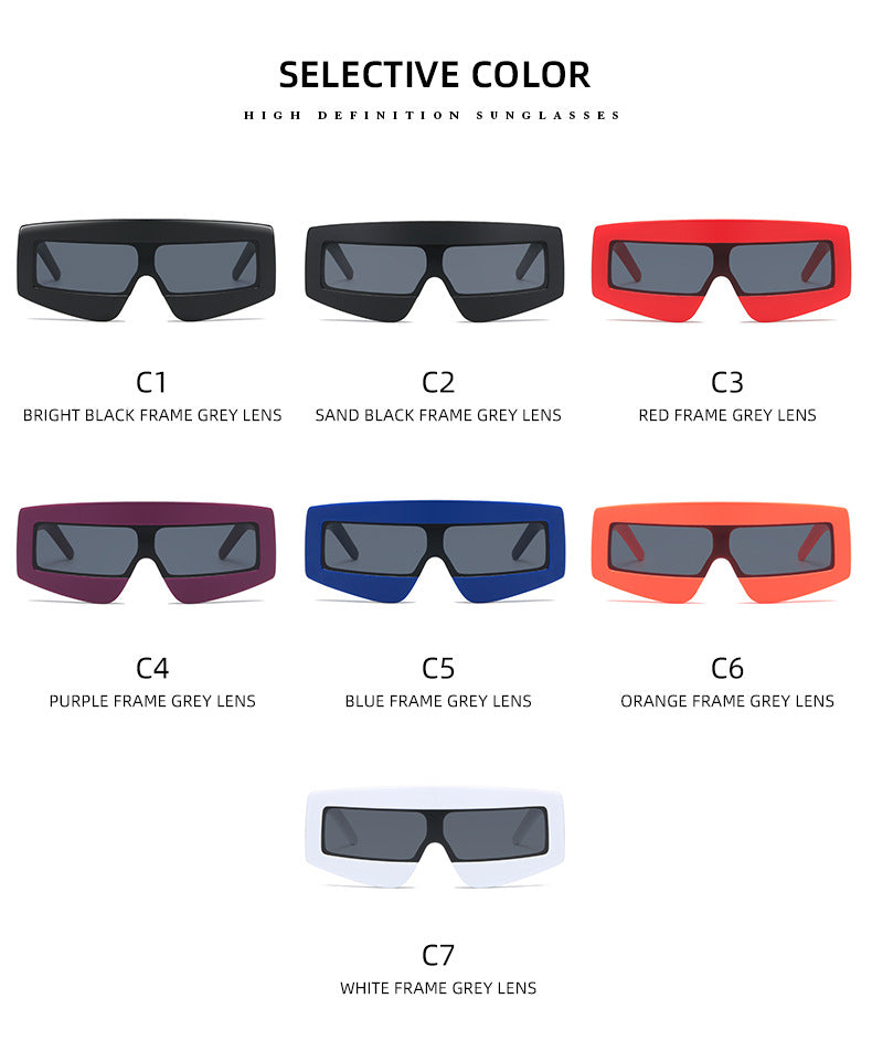 Women futuristic sunglasses in chunky design Kalsten