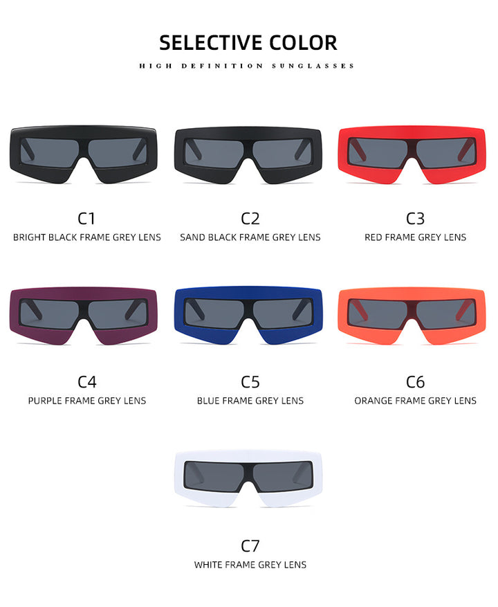 Women futuristic sunglasses in chunky design Kalsten