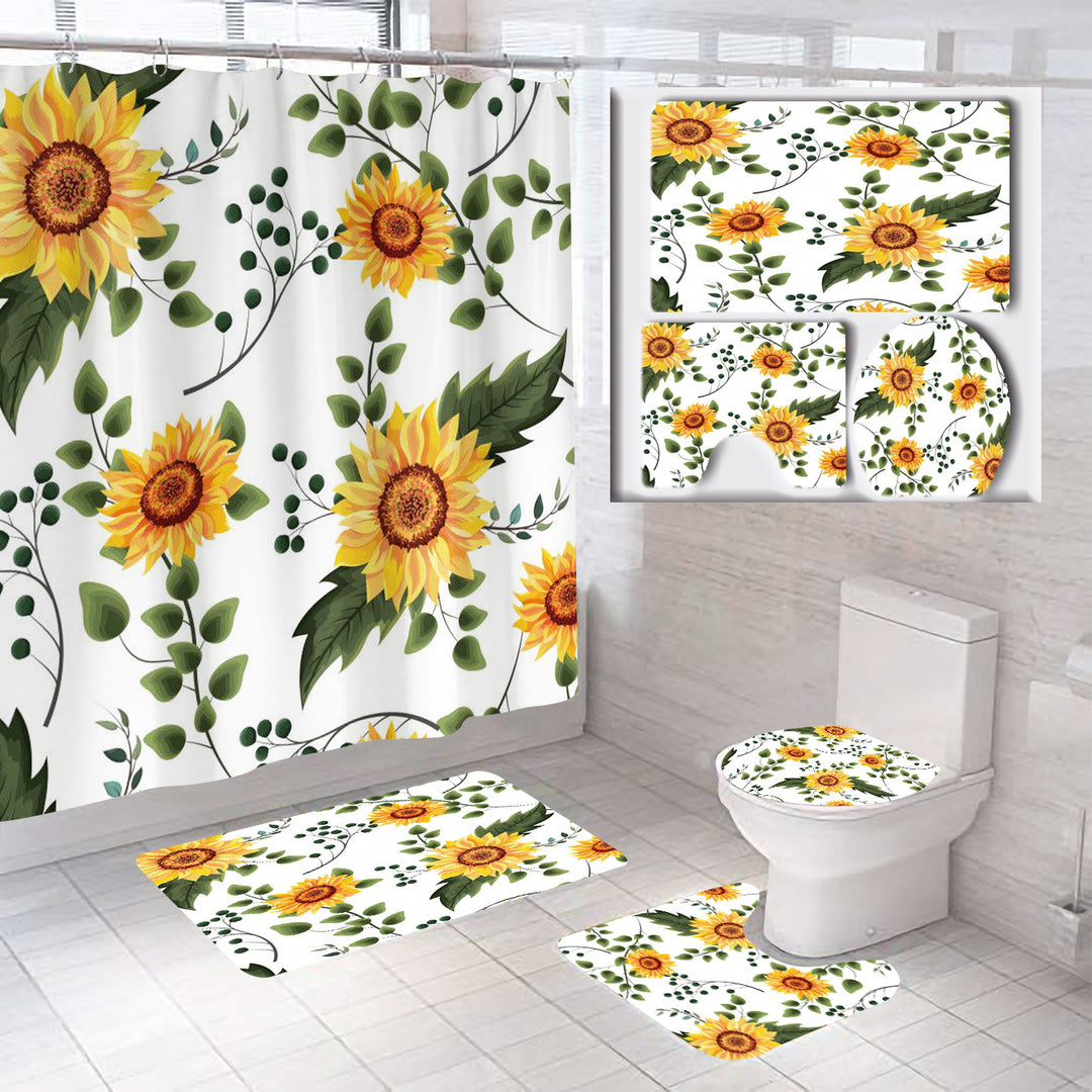 Floral Theme Bathroom Décor Set Kalsten