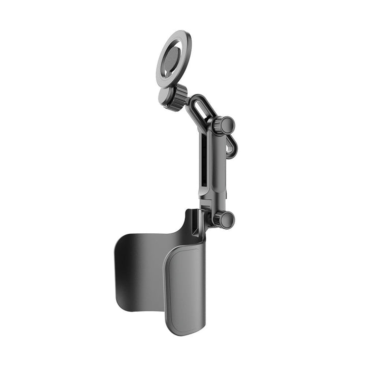 Adjustable car headrest tablet and smartphone holder with telescopic support arm and anti slip cradle Kalsten