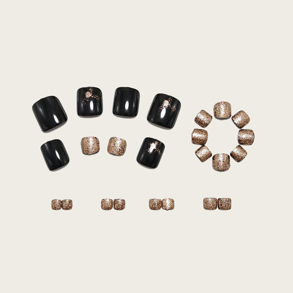 Artificial Nail Set with Glitter Accents Kalsten