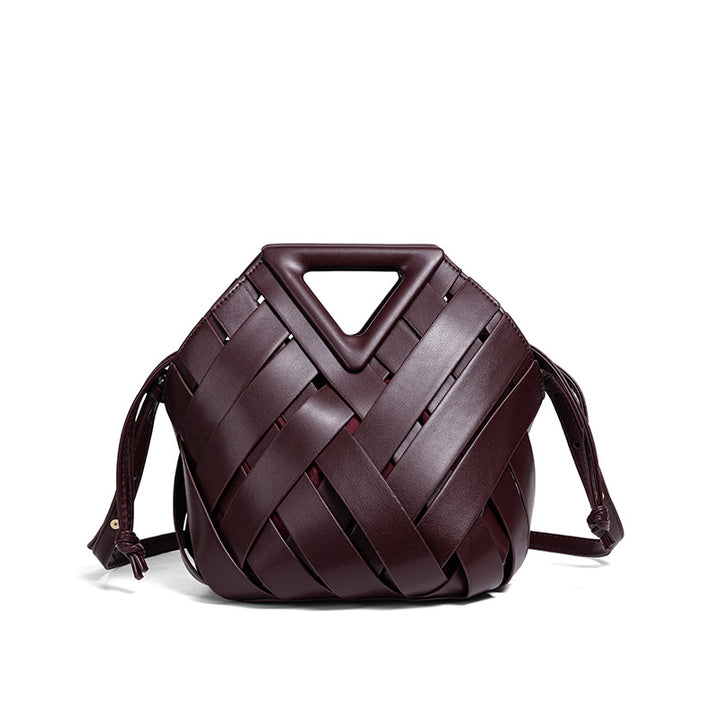 Woven Leather Handbag Kalsten