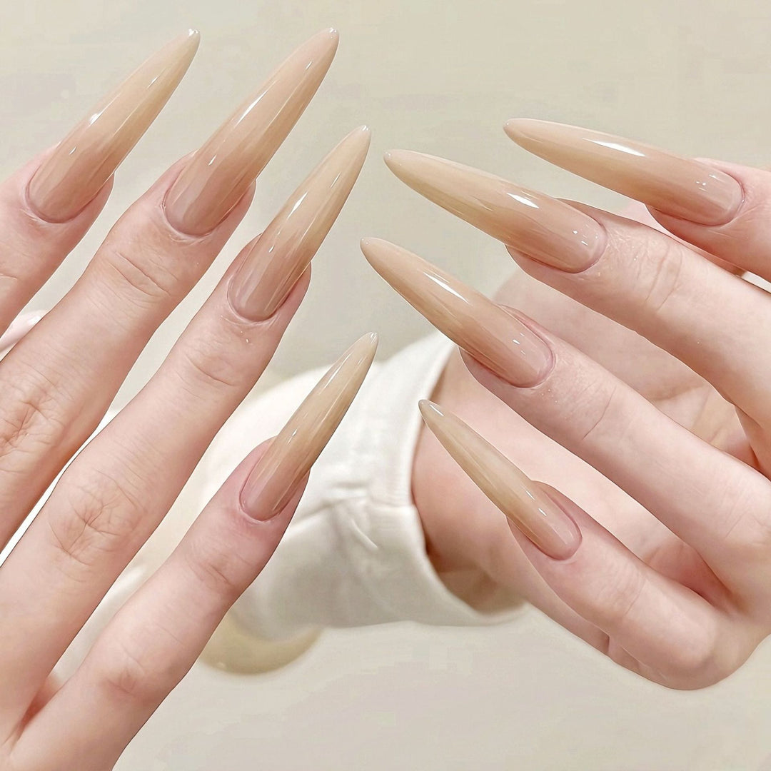 Premium Long-Lasting Almond-Shaped Press-On Nails