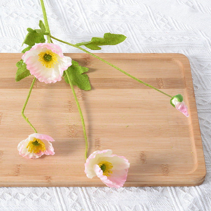 Artificial Poppy Floral Stem