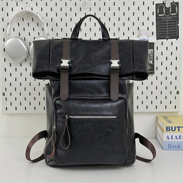 Stylish Leather Backpack Kalsten