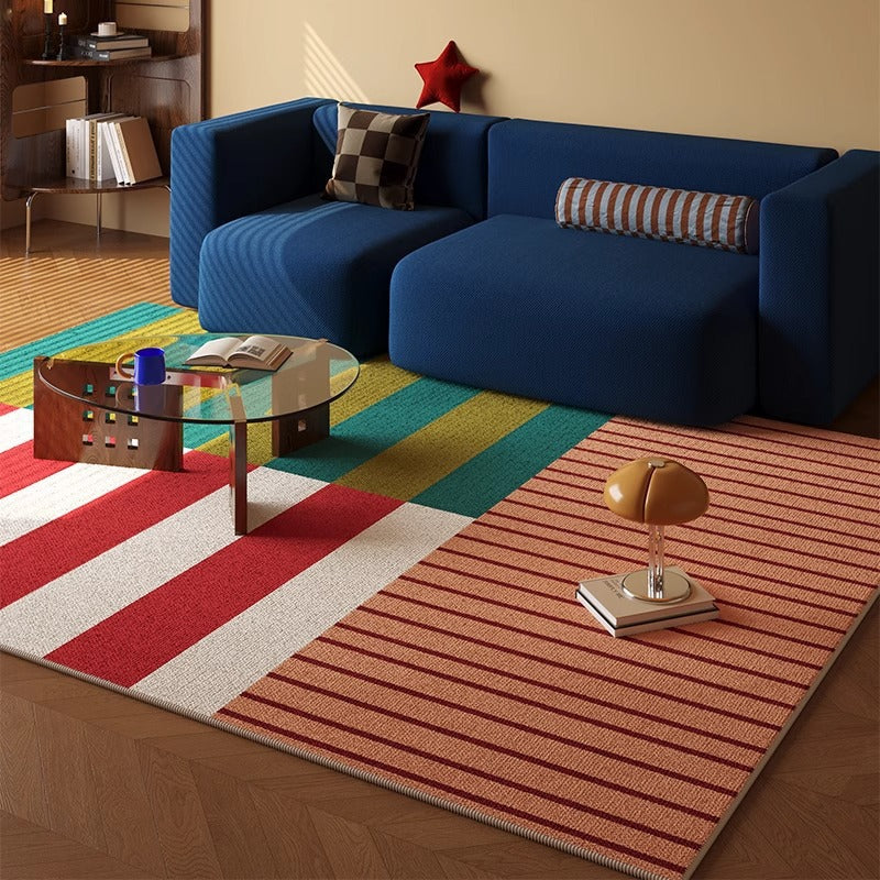 Checkered Pattern Area Rug Kalsten