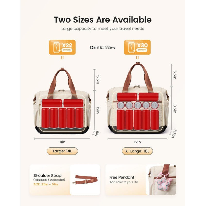 Insulated Multi-Pocket Lunch Bag Kalsten