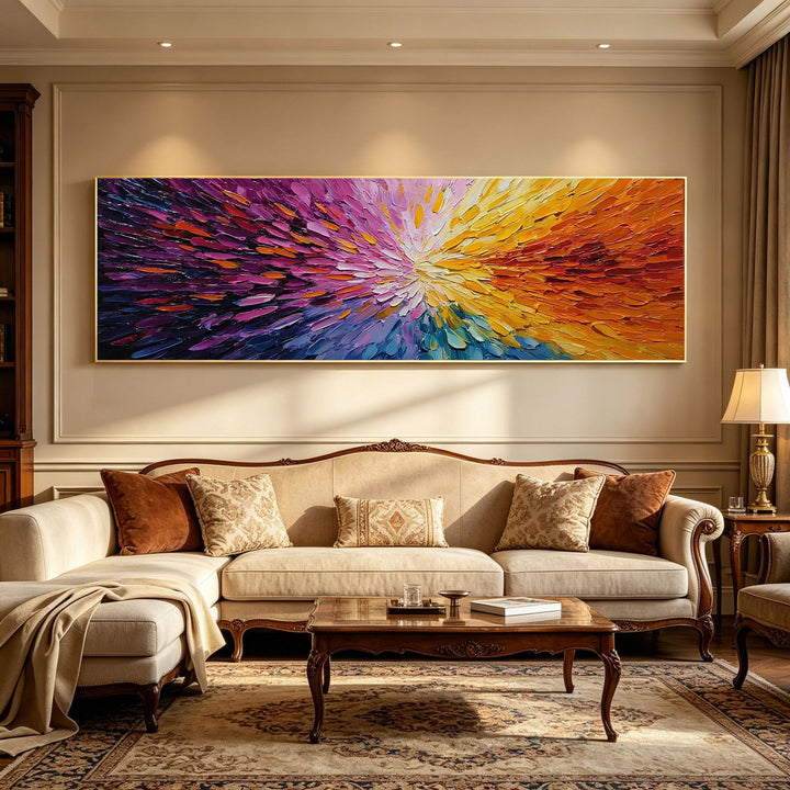 Abstract Expressionist Canvas Artwork for Interiors
