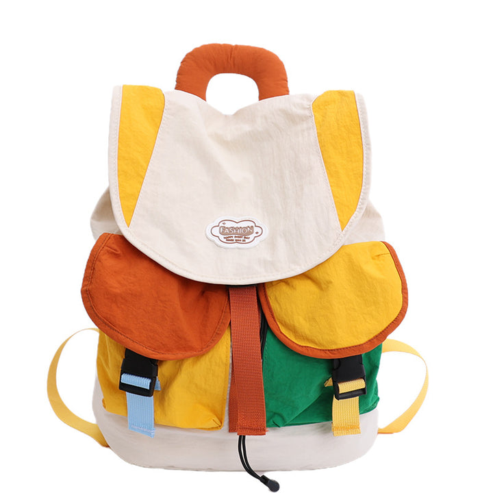 Colorful Patchwork Backpack Kalsten