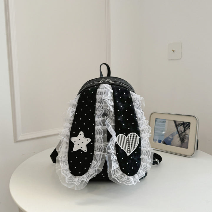 Cute Bunny-Ear Plush Backpack Kalsten