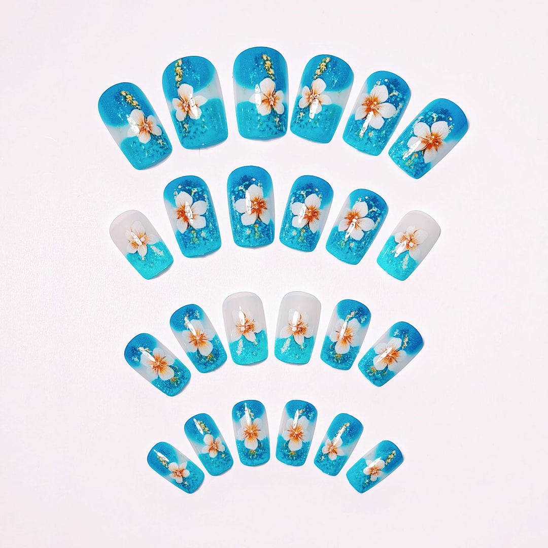Floral 3D Nail Art Kalsten
