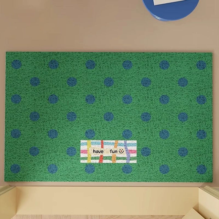 Colorful Polka Dot Doormat Kalsten