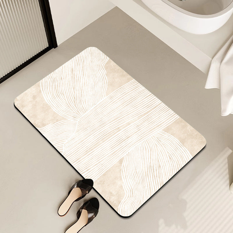 Geometric Patterned Bath Mat