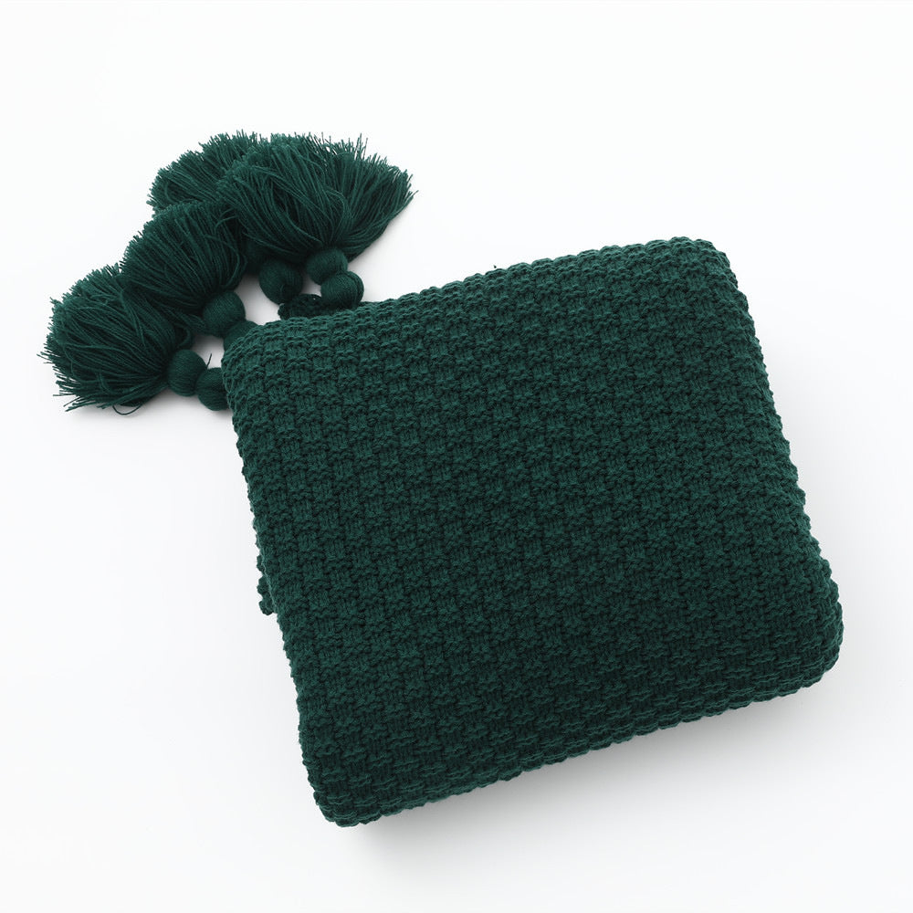 Cozy Woven Throw Blanket Kalsten