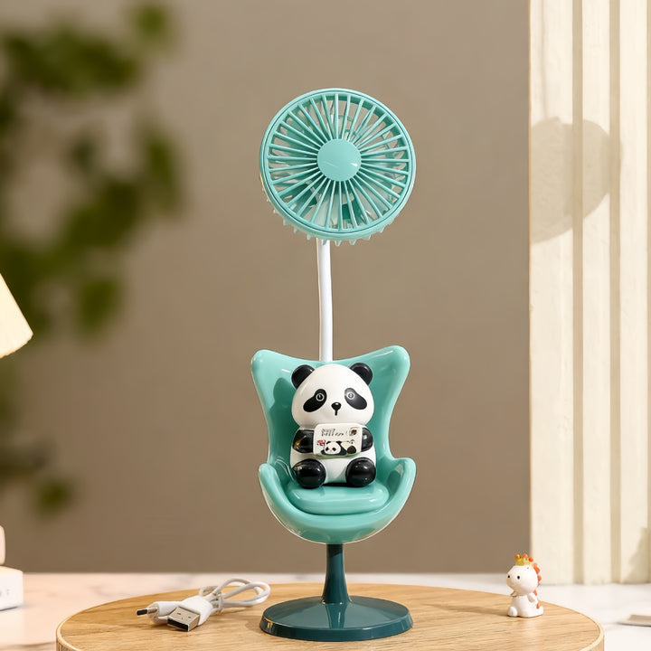 Women Portable Mini Fan with Cute Panda Design Kalsten