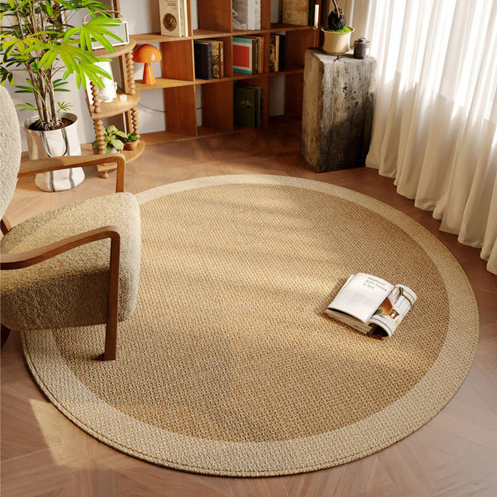 Artistic Abstract Round Area Rug for Home Decor