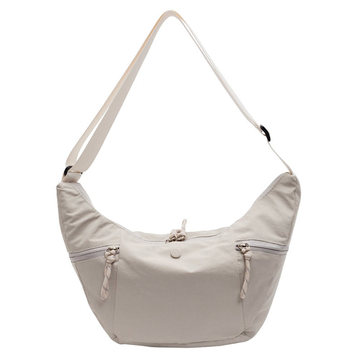 Practical shoulder bag with external zip pockets Kalsten