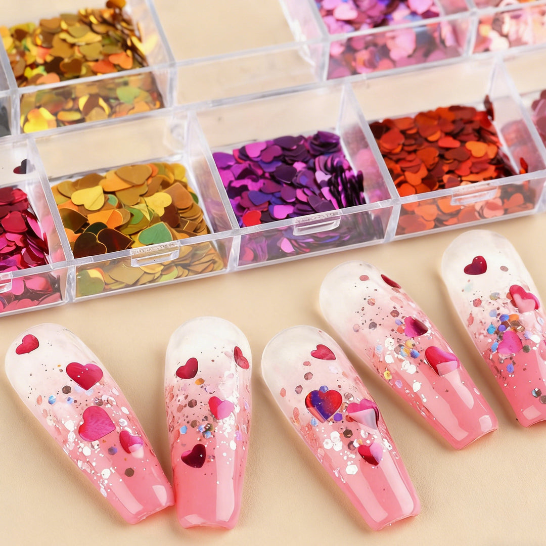 Colorful Nail Art Decoration Set