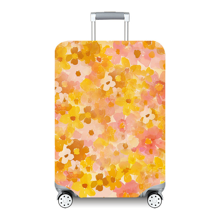 Unisex hard-shell travel suitcase with artistic landscape design Kalsten