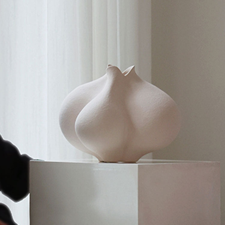 Organic-Shaped Decorative Vase