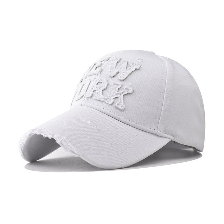 Women's Distressed Embroidered Baseball Cap Kalsten