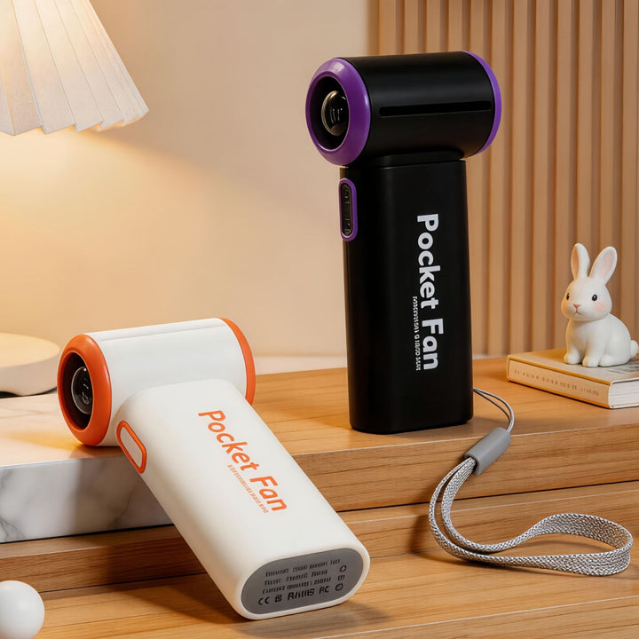 Women Portable USB Fan with Digital Display Kalsten
