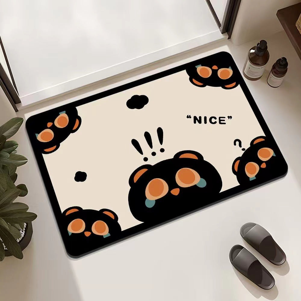 Playful Cat-Themed Entrance Mat Kalsten