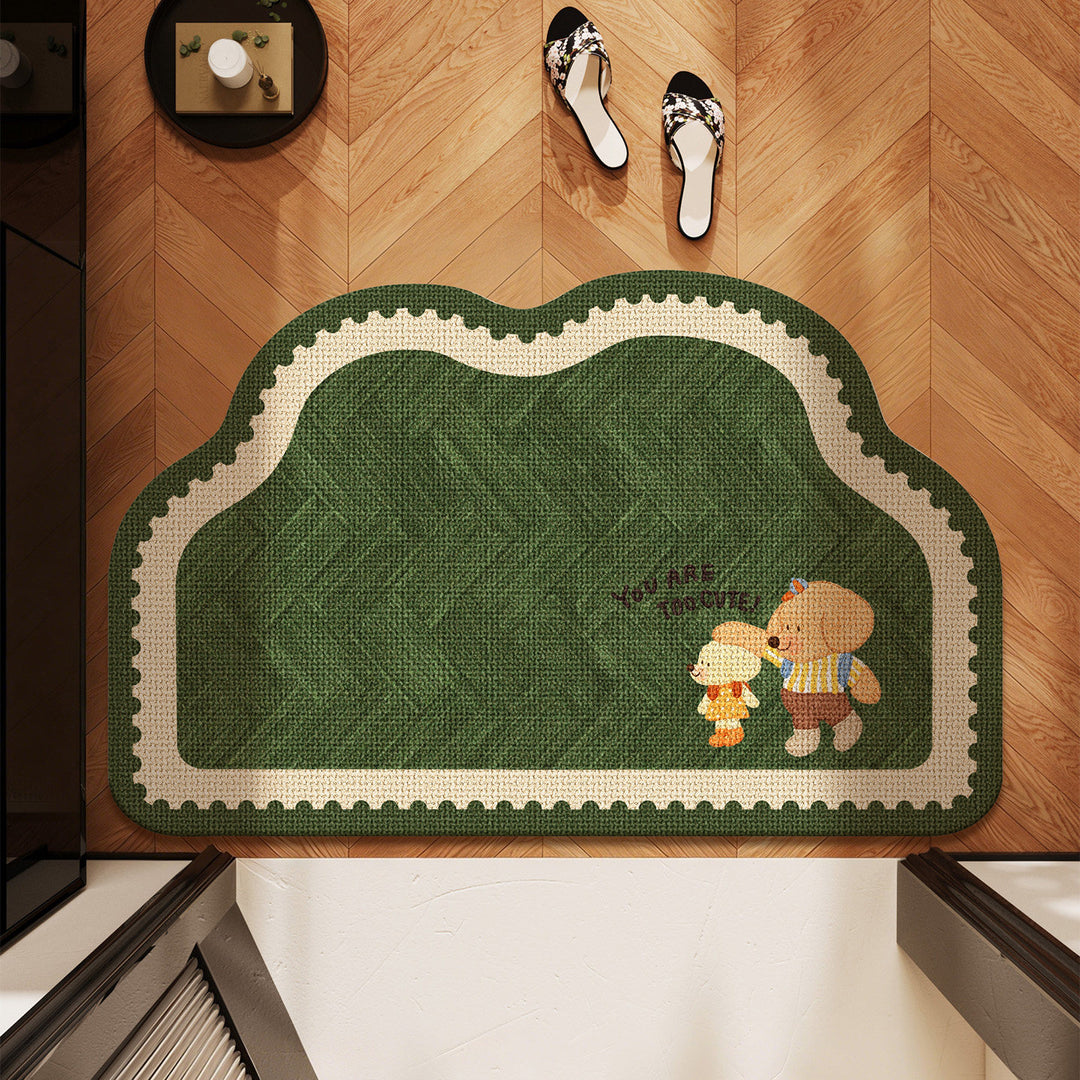 Cute Pet-Themed Bath Mat Kalsten