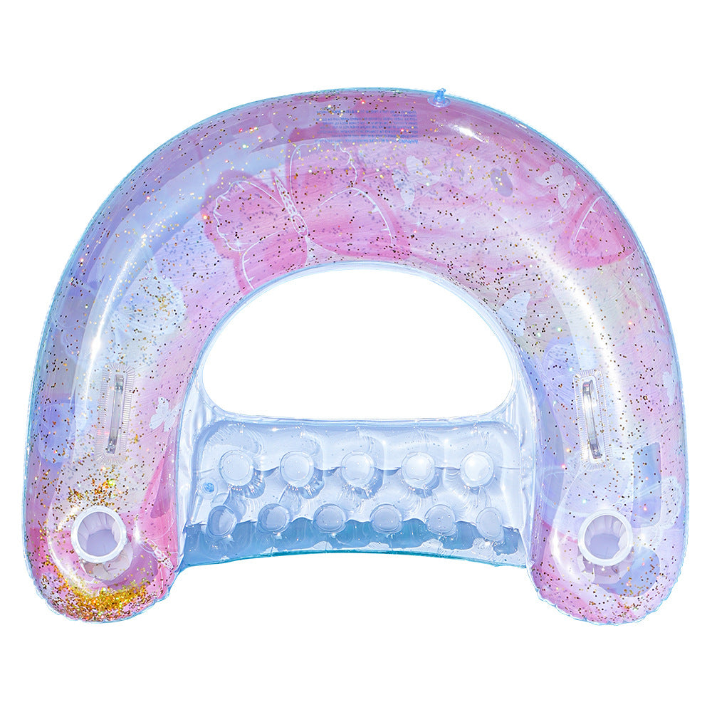 Women Inflatable Water Lounge with Mesh Surface Kalsten