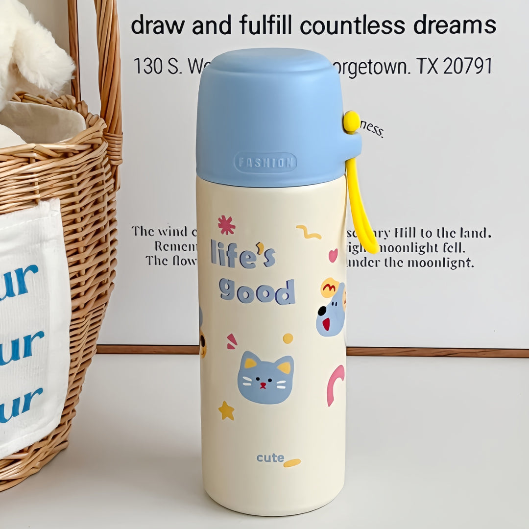 Women's insulated bottle in playful animal design Kalsten