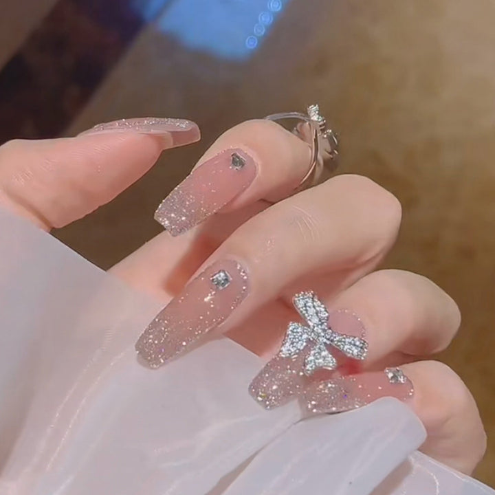 Sparkling Glitter Press-On Nail Tips Kalsten
