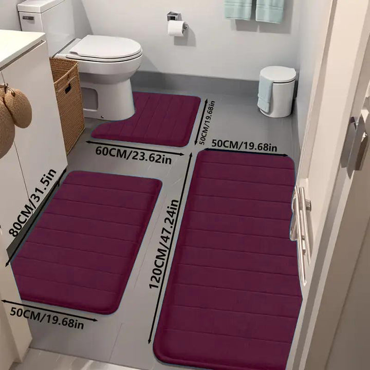 Bathroom Mat Set Kalsten