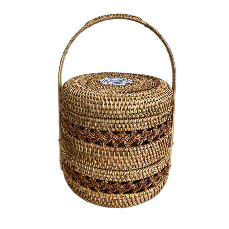 Storage basket with practical lid Kalsten