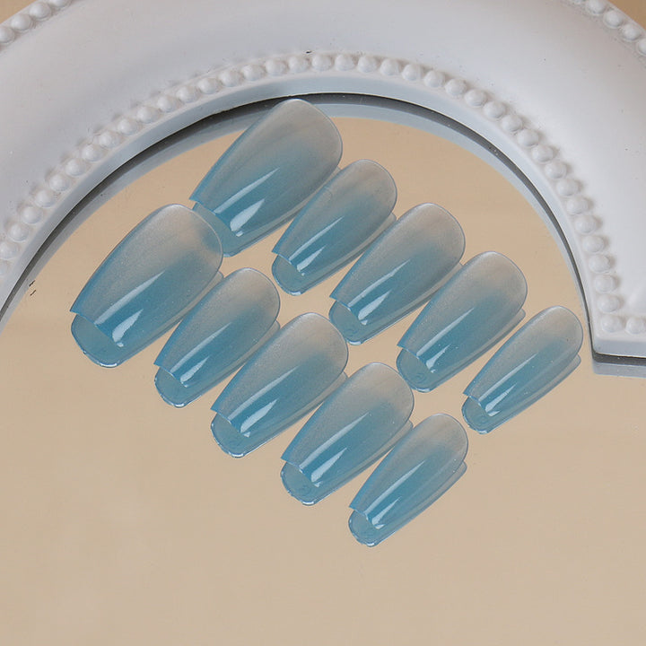 Ombre Press-On Nails with Glossy Finish Kalsten