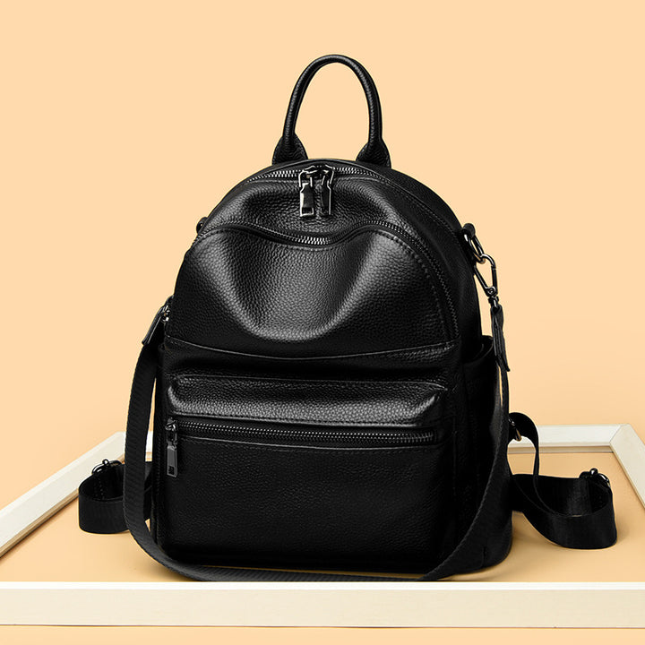 Premium Leather Multi-Pocket Backpack Kalsten