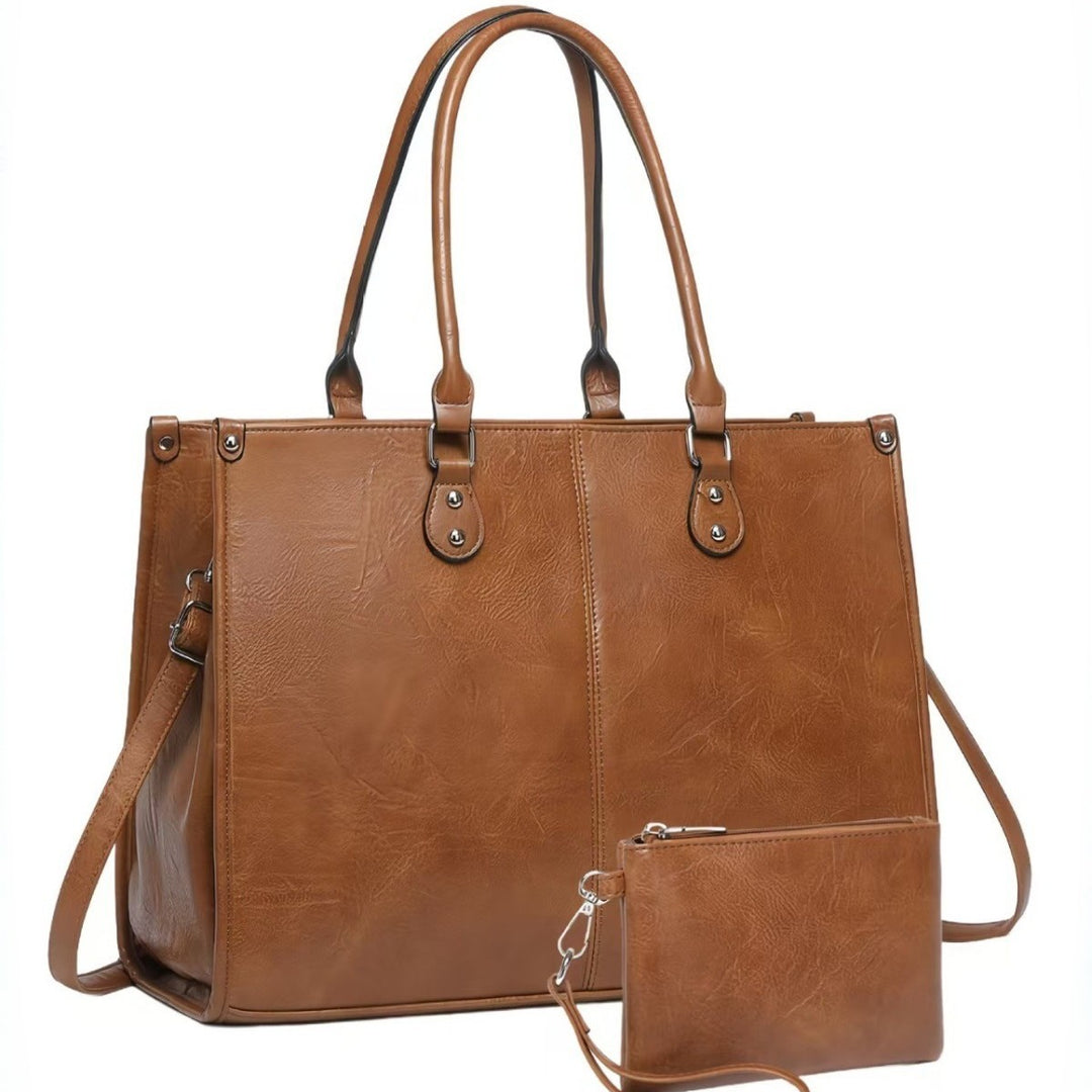 Elegant Handbag with Removable Card Holder Kalsten
