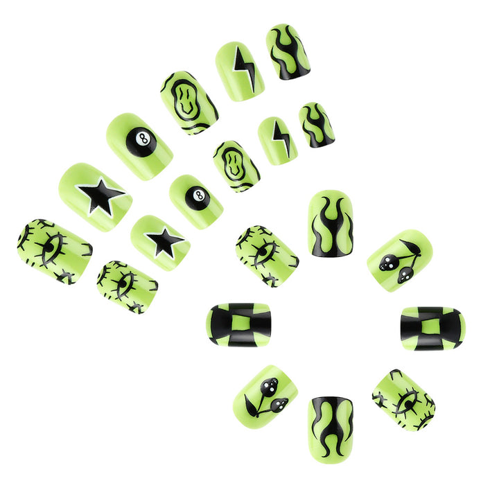Artistic Graphic Press-On Nails Kalsten