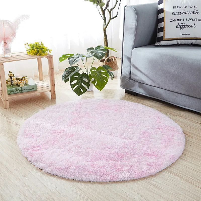 Plush Circular Area Rug Kalsten
