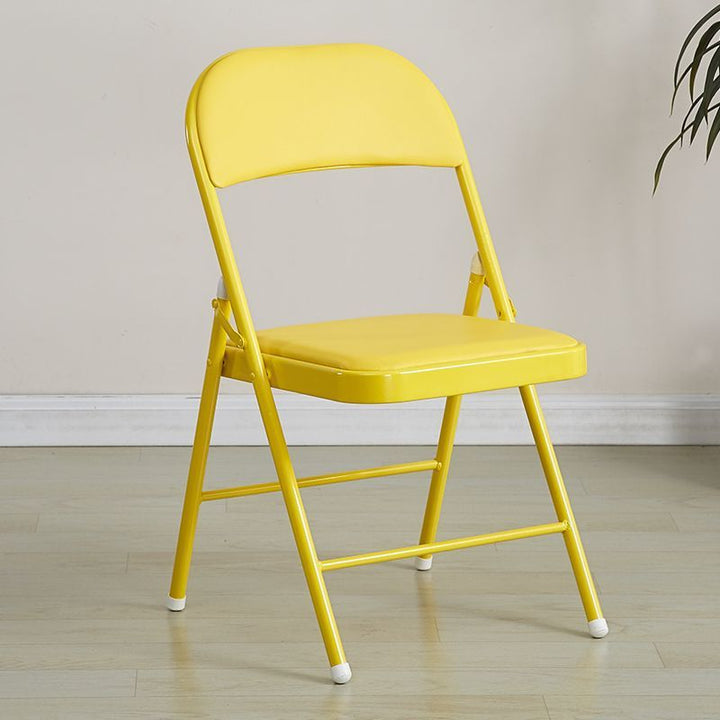 Folding chair with ergonomic design and PU upholstery Kalsten